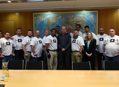 Recovering US veterans meet IDF counterparts