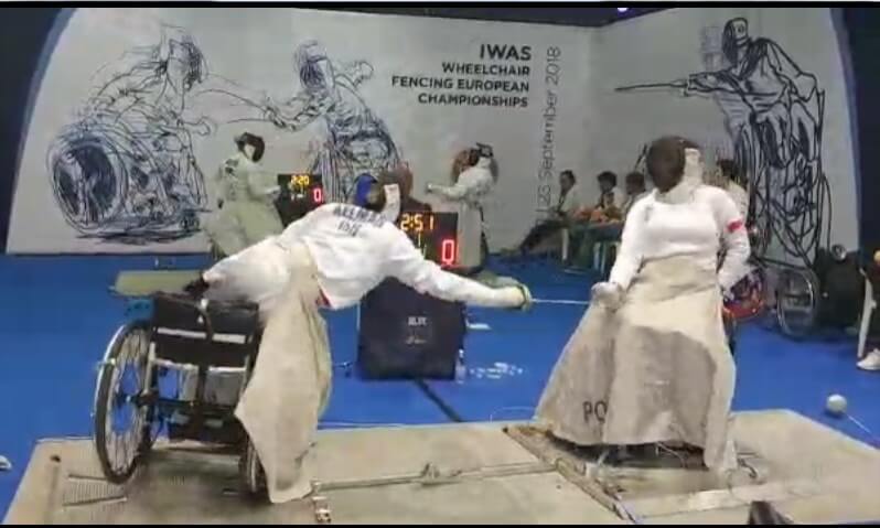 Linor Kelman achieved 6th place in the IWAS Fencing European Championships in Terni, Italy.