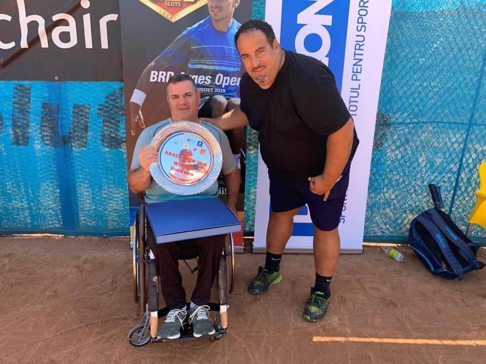 First Place in Wheelchair Tennis – Yossi Saadon